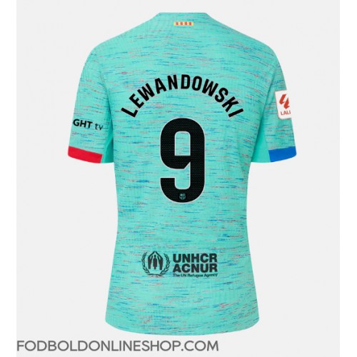 Barcelona Robert Lewandowski #9 Tredjetrøje 2023-24 Kortærmet